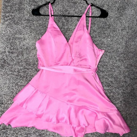 Hello Molly Dresses & Skirts - Bright Pink Flowy Hello Molly Dress